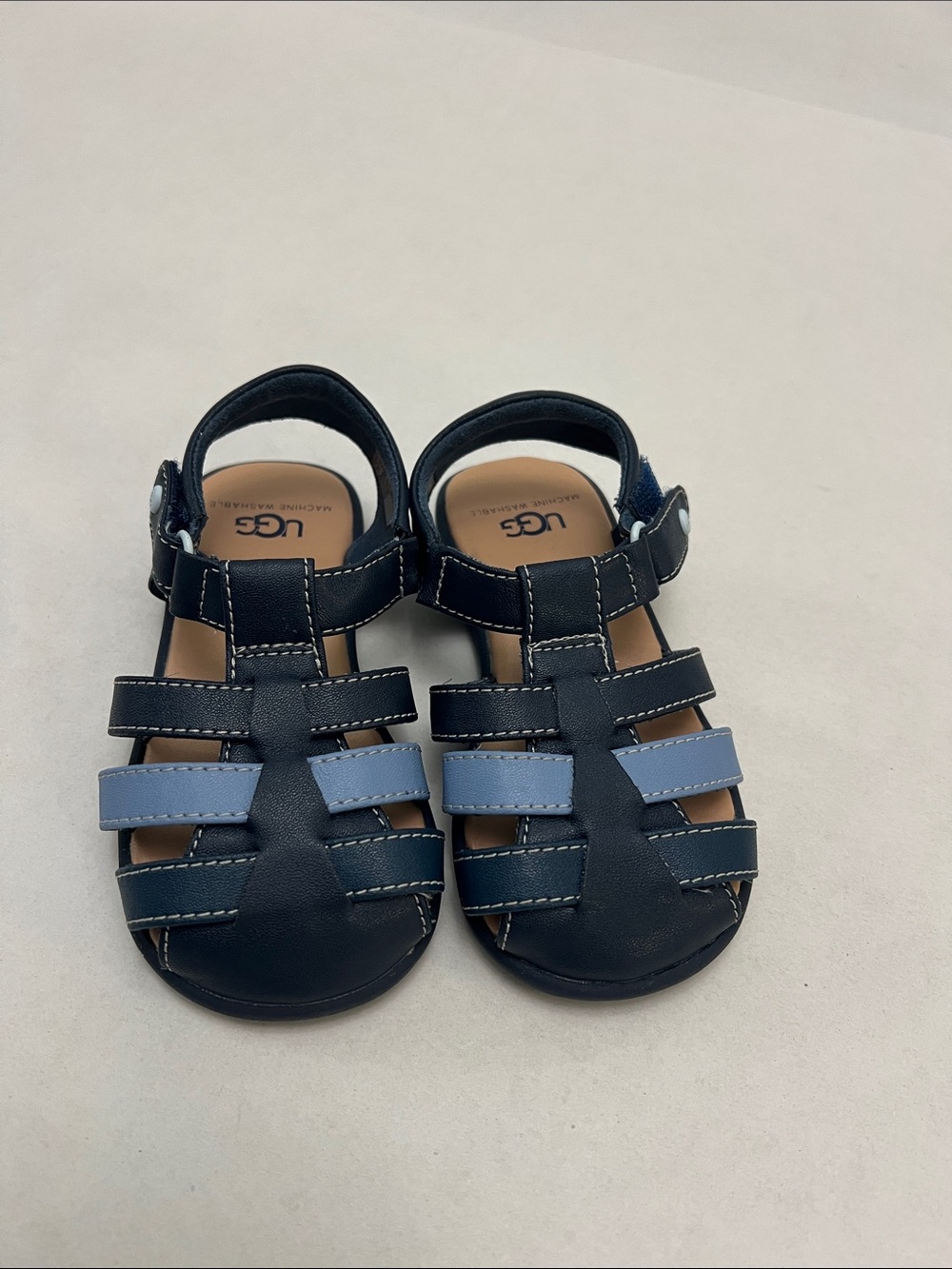 TODDLER UGG SANDALS MACHINE WASHABLE BLUE SIZE 8